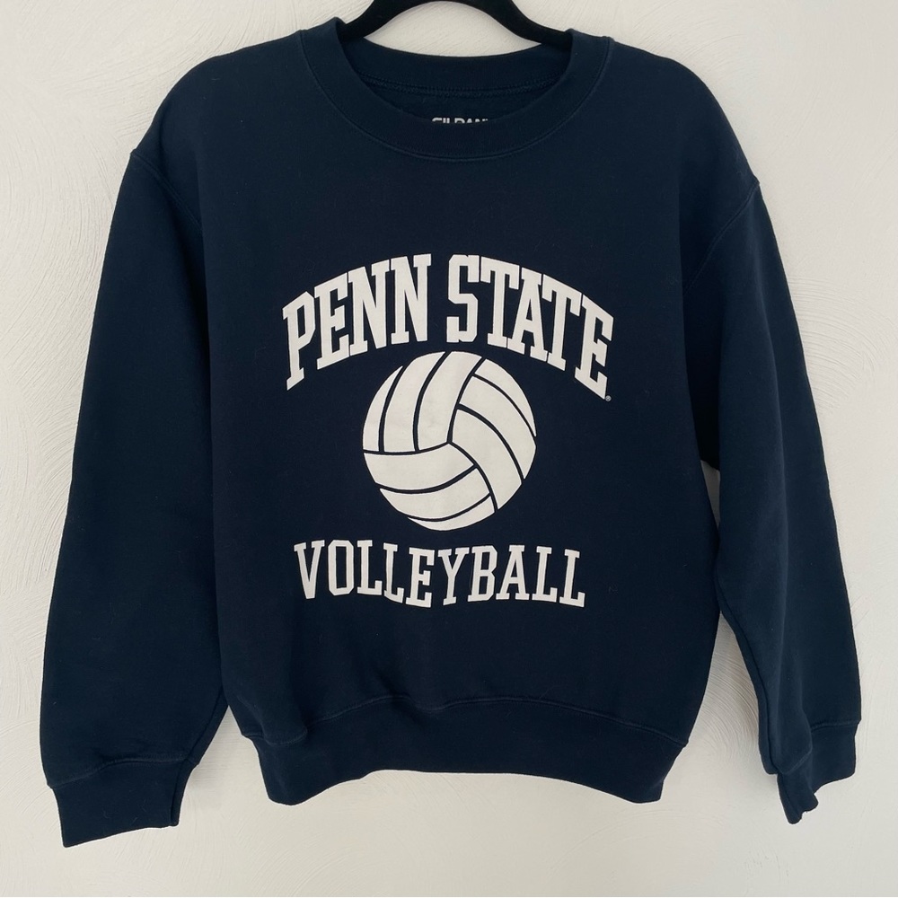 PSU Penn State University Navy Blue Volleyball Team Crewneck Sweatshirt